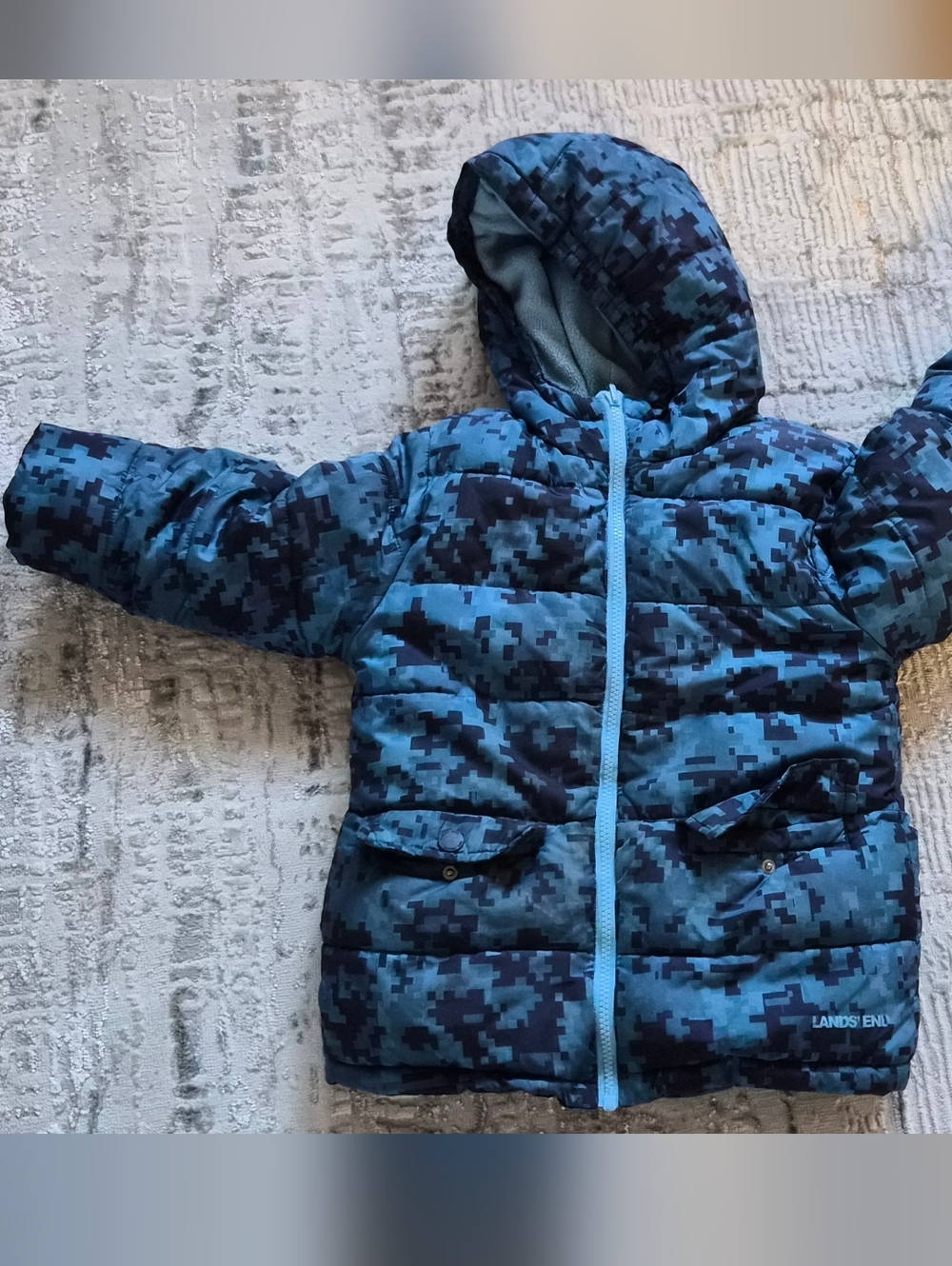 Lands' End
Boys Reversible Fleece Puffer Hooded Jacket